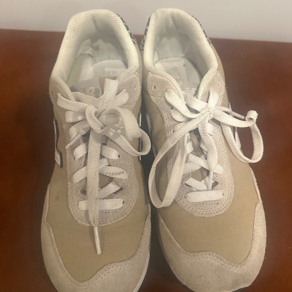 New Balance 515 Beige Leopard Print Classic Sneakers animal print - Picture 4 of 10
